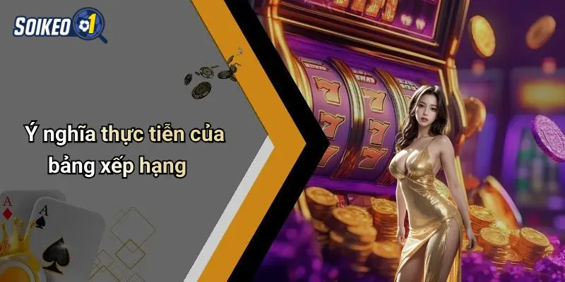 Ý nghĩa thực tiễn của bảng xếp hạng