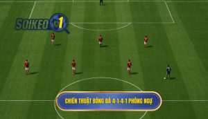 Chiến thuật bóng đá 4-1-4-1 phòng ngự