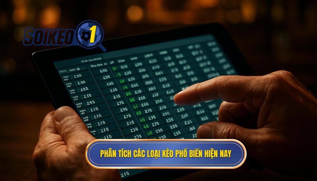 Phân tích chi tiết các loại kèo phổ biến nhất hiện nay
