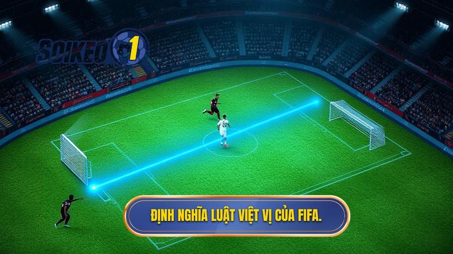 1. Định nghĩa luật việt vị của FIFA.