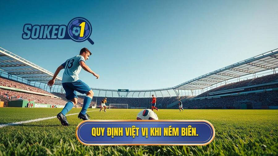1. Quy định việt vị khi ném biên.