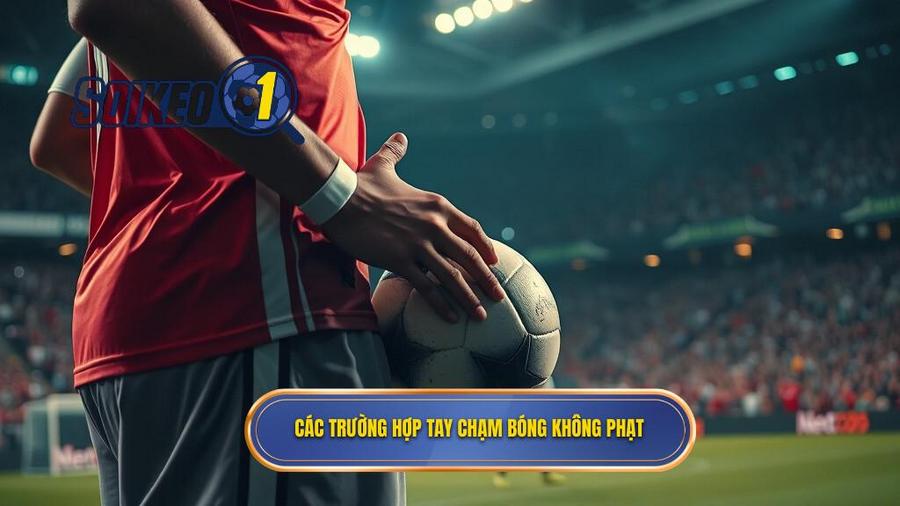 2. Các trường hợp tay chạm bóng không phạt
