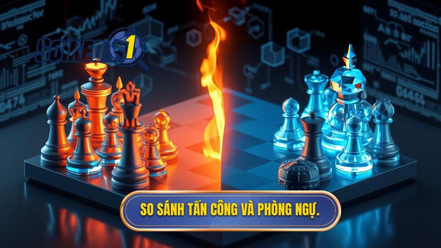 3. So sánh tấn công và phòng ngự.