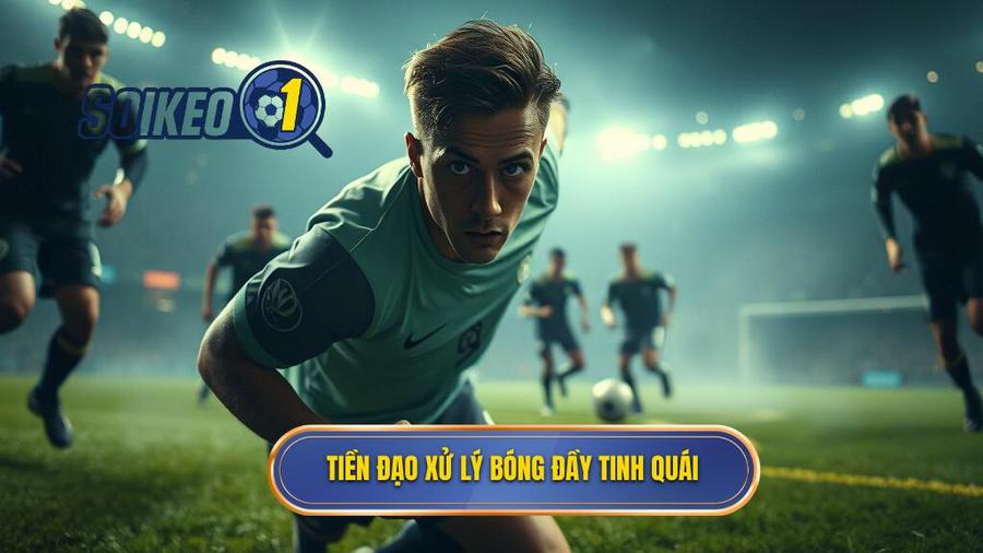 3. Tiền đạo xử lý bóng đầy tinh quái