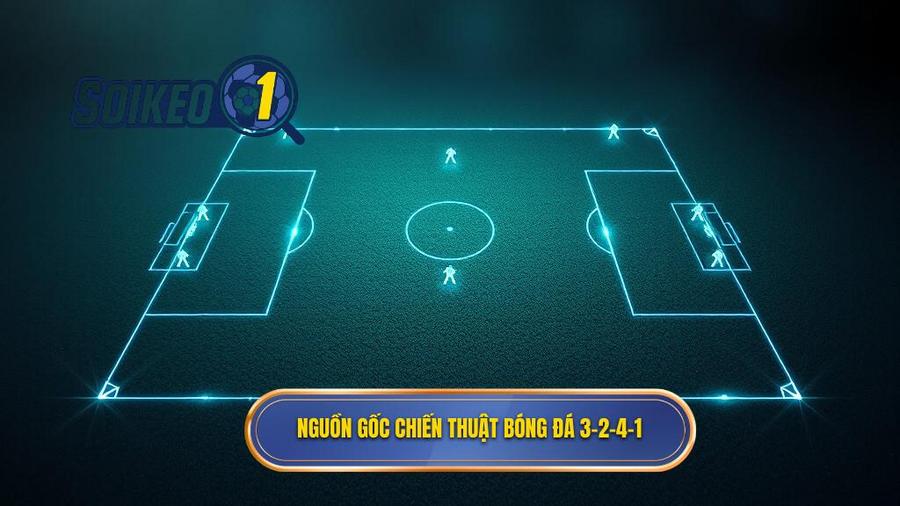 Nguồn gốc chiến thuật bóng đá 3-2-4-1