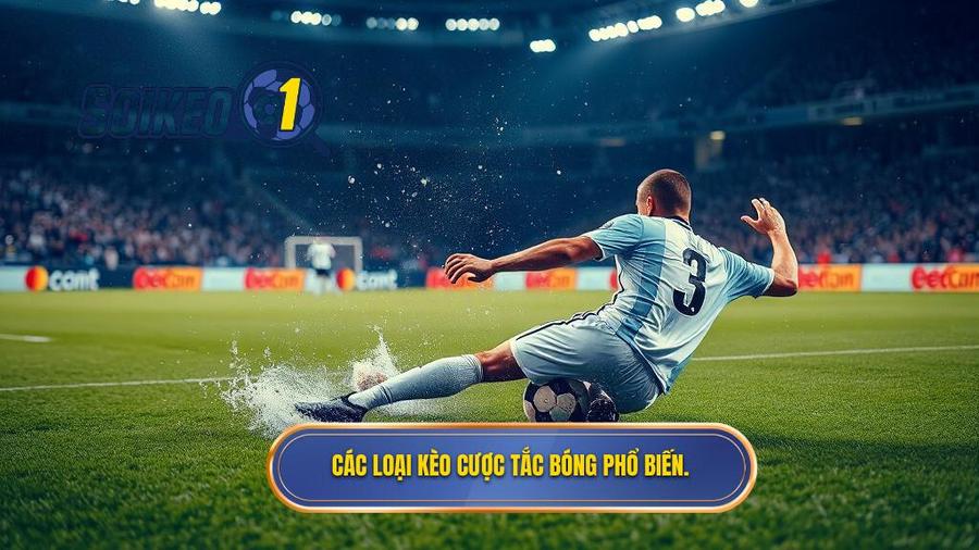 Các loại kèo cược tắc bóng phổ biến