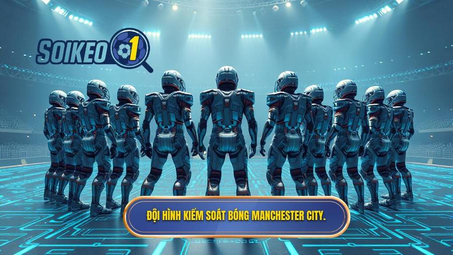 Đội hình kiểm soát bóng Manchester City