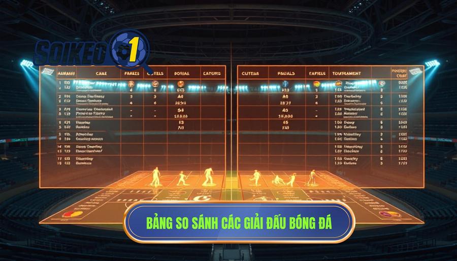 Bảng so sánh đặc điểm các giải đấu